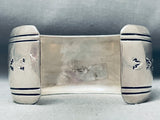 One Of The Best Vintage Native American Navajo Thomas Singer Sterling Silver Bracelet-Nativo Arts