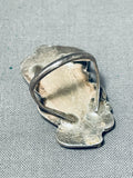 Beautiful Vintage Native American Navajo Mother Of Pearl Sterling Silver Ring-Nativo Arts