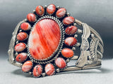 Incredible Vintage Native American Navajo Satellite Shell Sterling Silver Bracelet-Nativo Arts