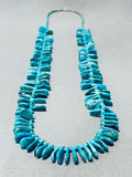 Tears Of Joy!!! Vintage Native American Navajo Turquoise Sterling Silver Necklace-Nativo Arts