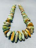 Native American 200+ Gram Vintage Santo Domingo Royston Turquoise Sterling Silver Necklace-Nativo Arts