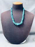 Chunky Nugget Vintage Native American Navajo Sterling Silver Necklace