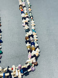 Authentic Native American Navajo Turquoise Coral Lapis Necklace-Nativo Arts