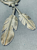 Important Vintage Ben Begaye Dry Creek Turquoise Sterling Silver Necklace-Nativo Arts