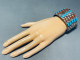 The Best Vintage Native American Zuni Effie Calavaza Snake Sterling Silver Bracelet-Nativo Arts