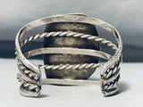 92 Gram Huge Vintage Native American Navajo Turquoise Sterling Silver Bracelet-Nativo Arts