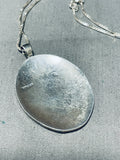 Important Vintage Native American Hopi Signed Sterling Silver Spider Necklace-Nativo Arts