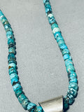 Sensational Vintage Native American Hopi Turquoise Sterling Silver Necklace-Nativo Arts