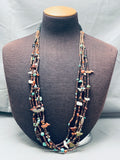 One Of The Most Beautiful Vintage Santo Domingo Fetish Turquoise Necklace-Nativo Arts