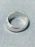 Special Vintage Native American Navajo Blue Diamond Turquoise Sterling Silver Ring-Nativo Arts