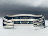 CECIL SANDERS VINTAGE NAVAJO TURQUOISE STERLING SILVER BRACELET