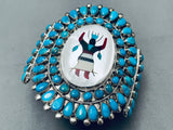 Important Victor Moses Begay Vintage Native American Navajo Turquoise Sterling Silver Bracelet-Nativo Arts