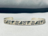 Traditional Native American Hopi Sterling Silver Bracelet-Nativo Arts