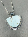 Dynamic Native American Navajo Dry Creek Turquoise Sterling Silver Signed Necklace-Nativo Arts
