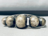Early 1900's Fab Amazing Vintage Native American Navajo Sterling Silver Bracelet-Nativo Arts