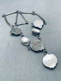 Jake Family Unique Vintage Native American Navajo Turquoise Sterling Silver Necklace-Nativo Arts