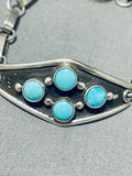 Special Vintage Native American Navajo Turquoise Sterling Silver Bracelet-Nativo Arts