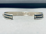 Exceptional Vintage Native American Navajo Turquoise Sterling Silver Bracelet-Nativo Arts