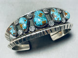 Eunice Cla Vintage Native American Navajo Turquoise Sterling Silver Bracelet-Nativo Arts