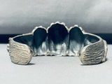 Chief Family!! Vintage Sterling Silver Bracelet Cuff Old-Nativo Arts