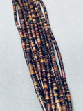 One Of The Best Vintage Santo Domingo Brown Heishi Necklace Old-Nativo Arts