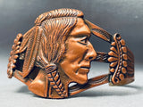 The Best Vintage Navajo Copper Head Detailed Bracelet Cuff-Nativo Arts