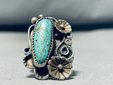 Superb Vintage Native American Navajo Royston Turquoise Sterling Silver Ring-Nativo Arts