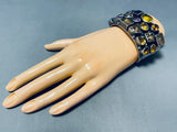 The Best Amethyst Citrine Vintage Native American Navajo Sterling Silver Bracelet-Nativo Arts