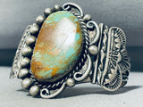 The Best Vintage Native American Navajo Al Cleveland Royston Turquoise Sterling Silver Bracelet-Nativo Arts