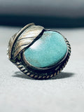 Classic Vintage Native American Navajo Royston Turquoise Sterling Silver Ring-Nativo Arts