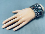 Raindrops Of Sterling Vintage Southwest Topaz Sterling Silver Bracelet-Nativo Arts