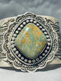 132 Grams Native American Navajo Royston Turquoise Sterling Silver Signed Bracelet-Nativo Arts