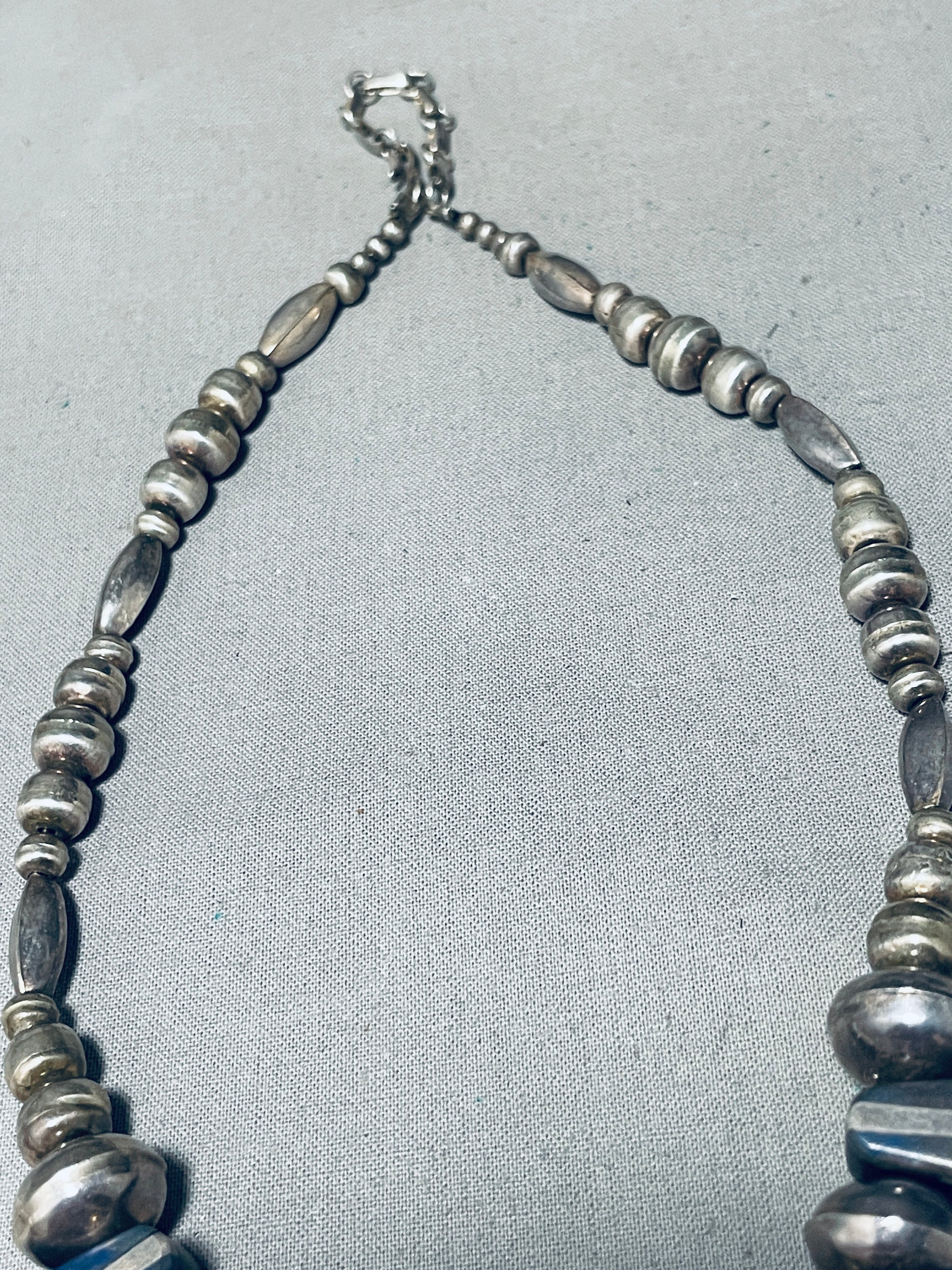 One Of The Coolest Vintage Native American Navajo Lapis Sterling