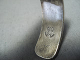 Terry Wadsworth Magnificent Vintage Native American Hopi Sterling Silver Bracelet-Nativo Arts