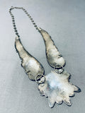 The Absolute Best Vintage Native American Navajo Pink Shell Sterling Silver Necklace-Nativo Arts