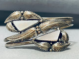 Important Lee Famous Famous Vintage Native American Navajo Sterling Silver Bracelet-Nativo Arts