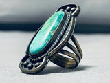 Special Vintage Native American Navajo Royston Turquoise Sterling Silver Ring-Nativo Arts