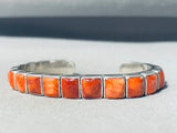 Fed Jimenez Spiny Oyster Sterling Silver Bracelet Cuff-Nativo Arts