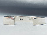 Douglas Signed Vintage Native American Navajo Sugilite Sterling Silver Inlay Bracelet-Nativo Arts