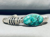 The Best Vintage Orville Tsinnie Carico Lake Turquoise Sterling Silver Bracelet-Nativo Arts