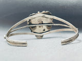 Amazing Vintage Native American Navajo Spiderweb Turquoise Sterling Silver Bracelet-Nativo Arts