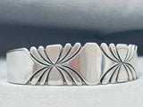 Important Yellowhoirse Vintage Native American Navajo Sterling Silver Bracelet-Nativo Arts