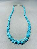 Incredible Vintage Native American Navajo Turquoise Sterling Silver Necklace-Nativo Arts
