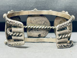 Sensational Vintage Native American Navajo Morenci Turquoise Sterling Silver Bracelet-Nativo Arts