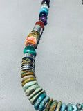 Tommy And Rose Singer Vintage Native American Navajo Turquoise Sterling Silver Necklace-Nativo Arts