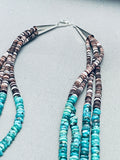 Dropdead Fab Native American Navajo Turquoise Sterling Silver Naja N3ecklace-Nativo Arts