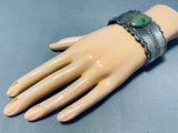 Rare Vintage Native American Navajo Royston Turquoise Sterling Silver Bracelet-Nativo Arts