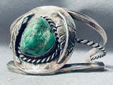 Tremendous Vintage Native American Navajo Turquoise Sterling Silver Bracelet-Nativo Arts