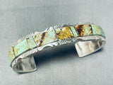 6.5 Inch Wrist Stunning Native American Navajo Royston Turquoise Sterling Silver Bracelet-Nativo Arts