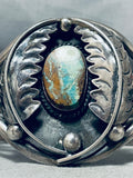 Museum Older Vintage Native American Navajo Royston Turquoise Sterling Silver Bracelet-Nativo Arts